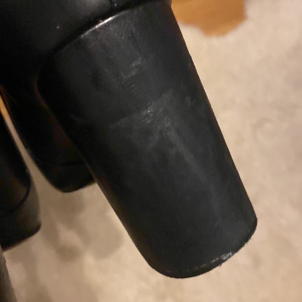 SALE🎈Leather Chucky Heel Boots - Picture 14 of 14